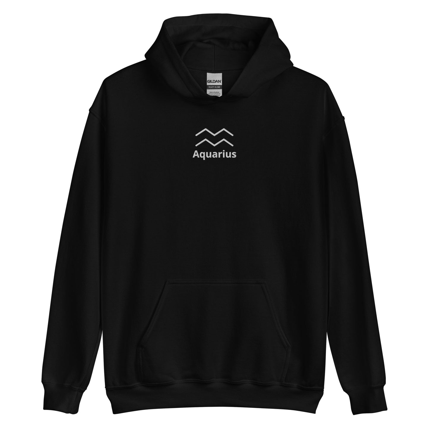 Aquarius Hoodie - Centered Embroidery