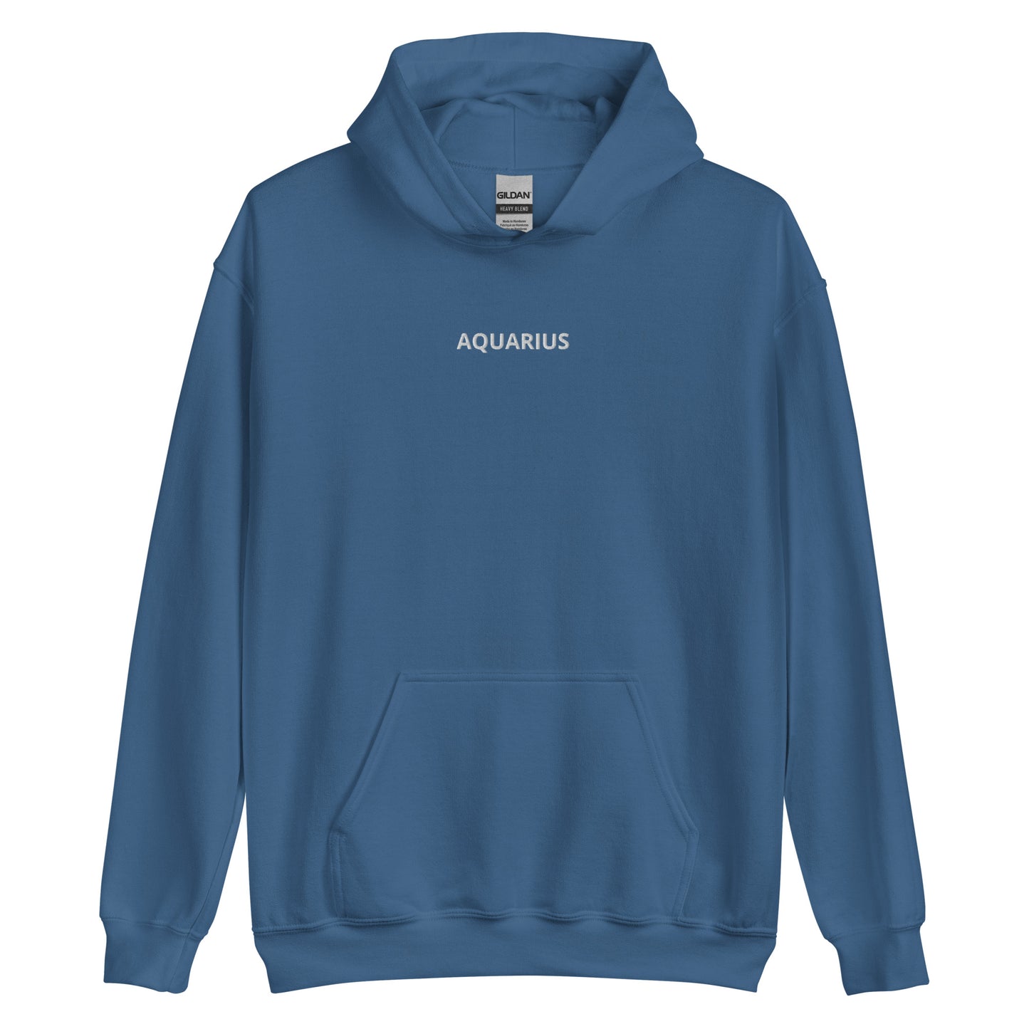Aquarius Embroidered Hoodie - Loose Fit