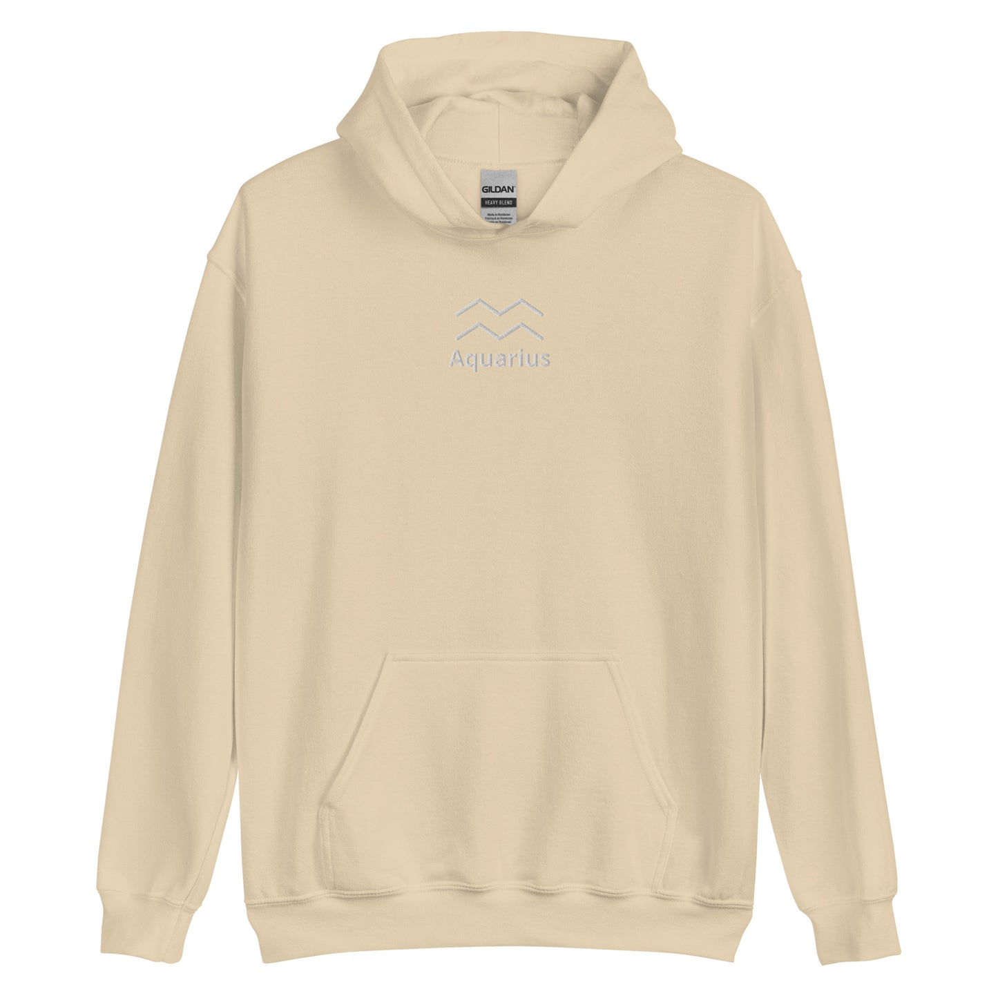 Aquarius Hoodie - Centered Embroidery