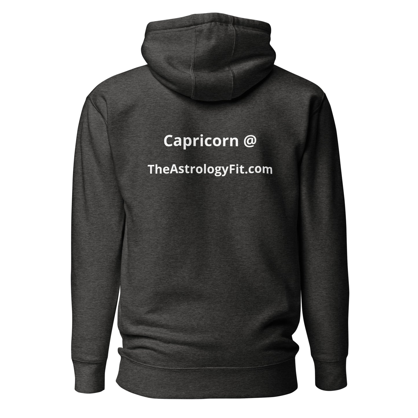 Green on black Capricorn Hoodie