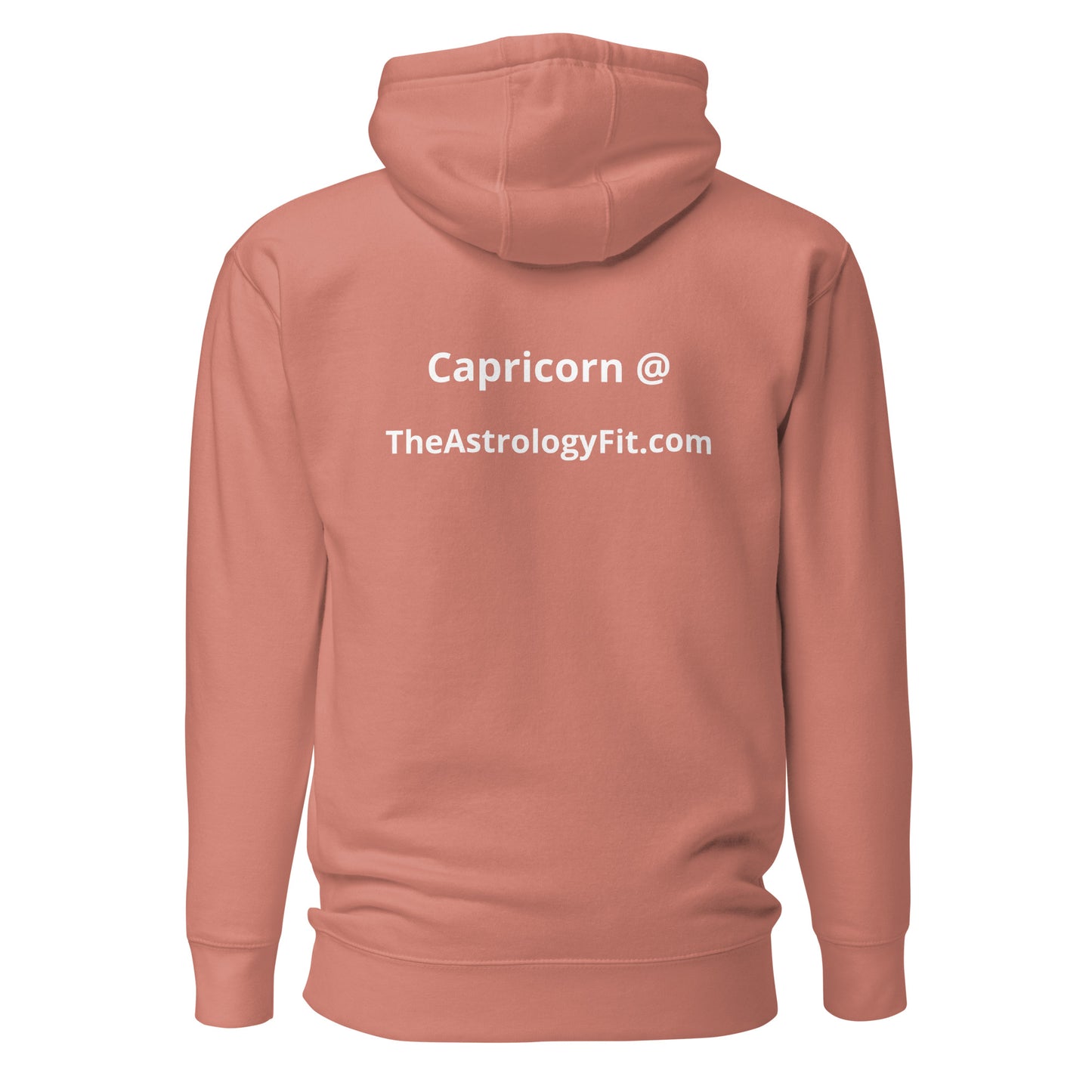 Green on black Capricorn Hoodie