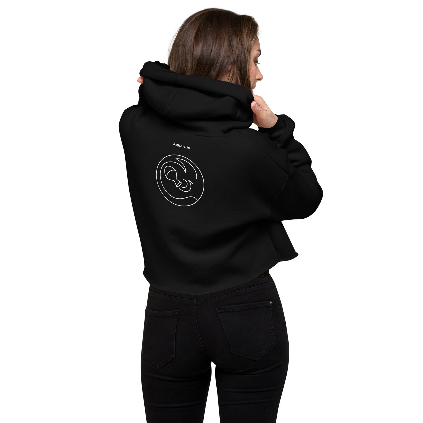 Aquarius Crop Hoodie