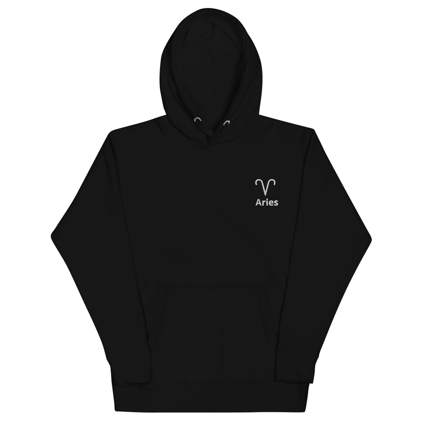 Aries Symbol Embroidered Hoodie