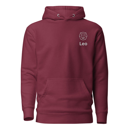 Leo Embroidered Hoodie