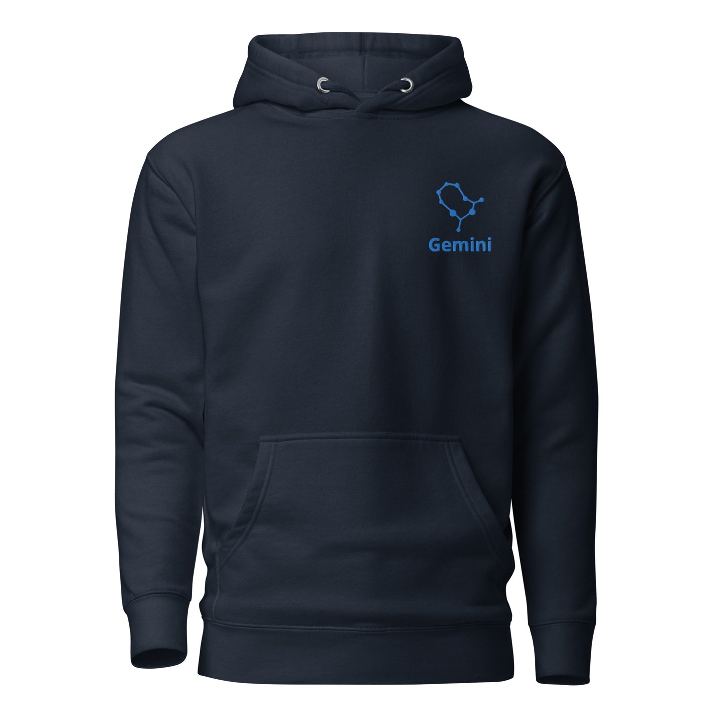 Gemini Constellation Embroidered Hoodie