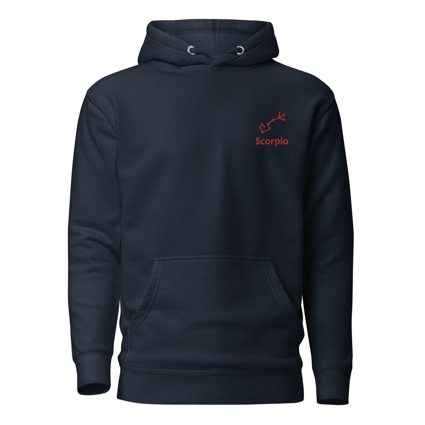 Scorpio Constellation Embroidered Hoodie