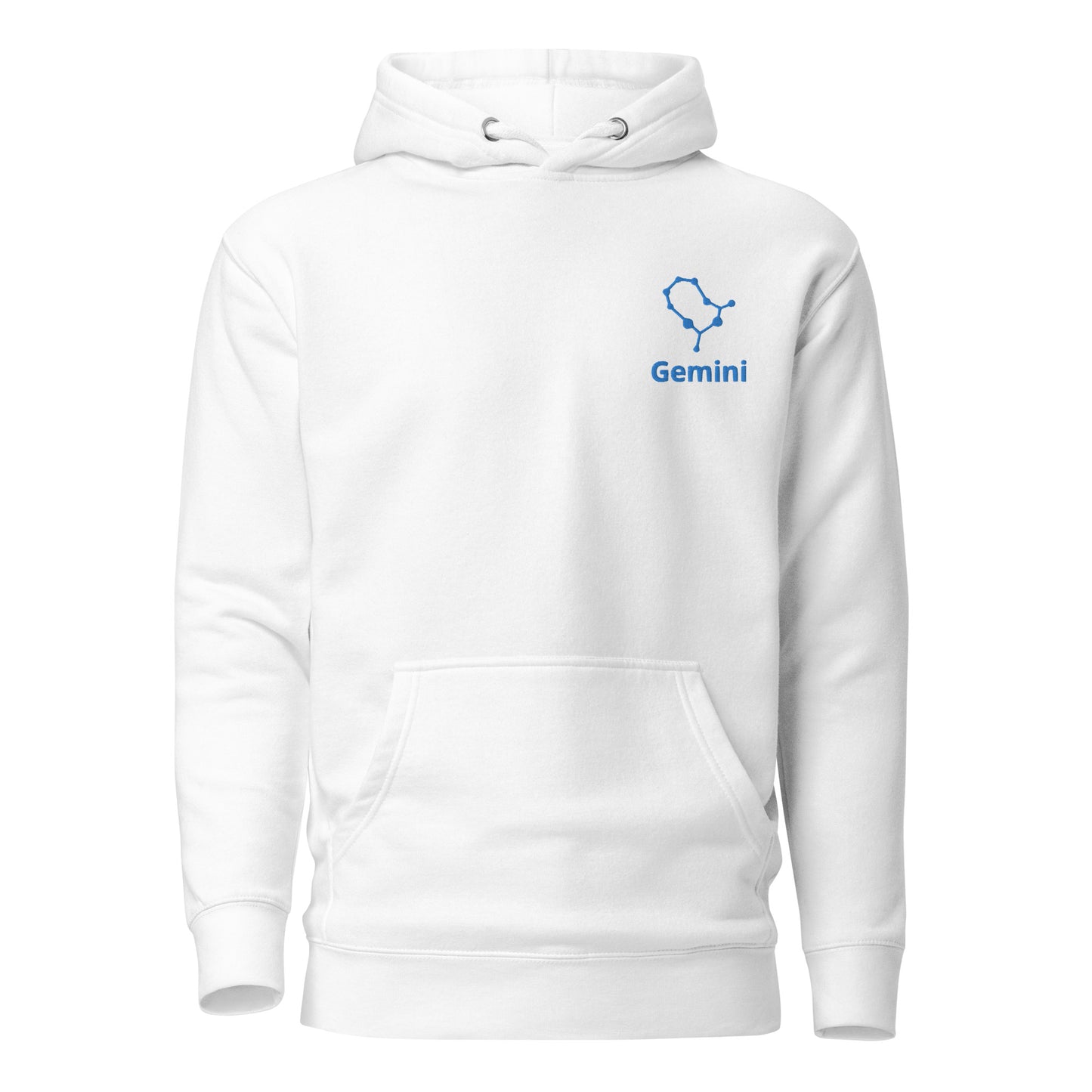 Gemini Constellation Embroidered Hoodie