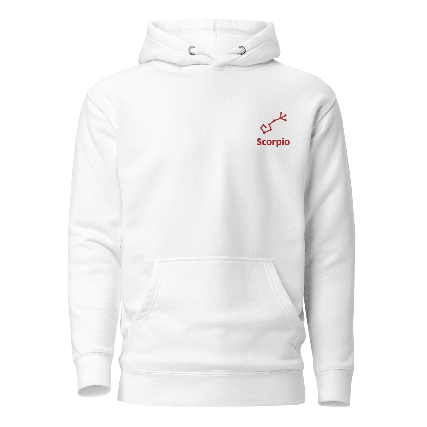 Scorpio Constellation Embroidered Hoodie